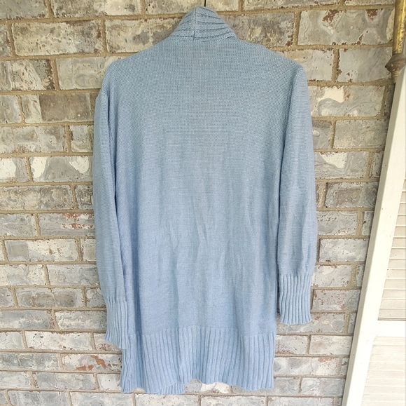 Blue Cardigan with Pockets Size XL by CCK Style - Picture 2 of 4
